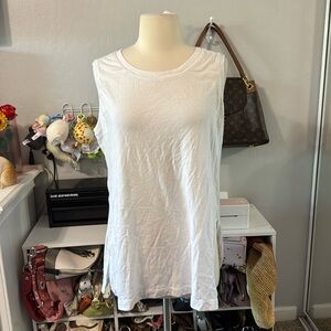 Long White Old Navy Tank